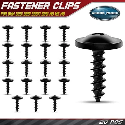 Clip de retención de tornillo de cabeza de relleno Phillips M5-2.12 20 piezas para BMW Serie 3 Foto 1 de 4