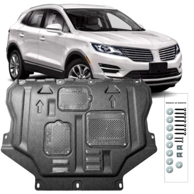 For Lincoln MKC 2016-2018 Under Engine Splash Guards Front Engine Mud Flaps Foto 1 de 4