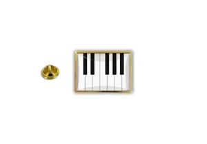 pins pin's badge metal lapel hat button piano - Bild 1 von 1