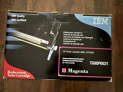 IBM Replacement Toner Cartridge TG95P6521 Magenta for HP Colorjet HP P/N Q7583A - Image 1 of 4