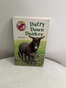  VTG 1998 - DAFFY DOWN DONKEY BY JEAN URE PAPERBACK BOOK  - Picture 1 of 8