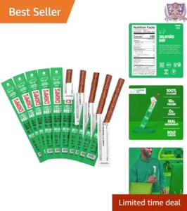 Grass-Fed Beef Jerky Snack Sticks 10-Pack Keto Gluten-Free 10g Protein Healthy - Picture 1 of 11