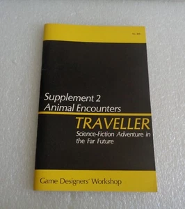 1979 GDW TRAVELLER SCI-FI ADVENTURE GAME SUPPLEMENT BOOK 2 ANIMAL ENCOUNTERS 305 - Picture 1 of 3