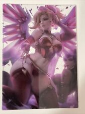 Mercy Overwatch Transparent Plastic ACG SAC Goddess Story Anime CCG Card
