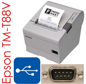Epson TM-T88V Receipt Printer USB + RS-232 For Windows XP 2000 7 8 10 11 - Picture 1 of 1