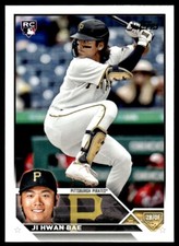2023 Topps Ji Hwan Bae Rookie Baseball Card Pittsburgh Pirates #491