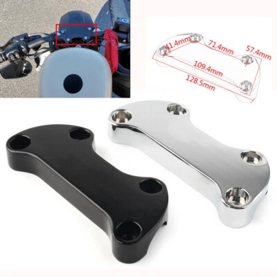 For Harley 74-15 Sportster 1000 883 1200 1" Handlebar Riser Mount Top Clamp USA - Imagem 1 de 4