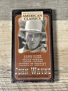 JOHN WAYNE VHS Western Collection Dawn Rider/Texas Terror/Riders of Destiny - Picture 1 of 9