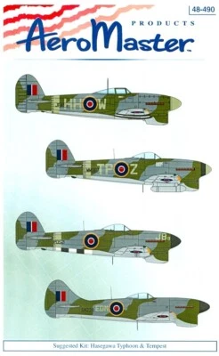 AEROMASTER 48-490 - STORM IN THE SKY Pt. XI - 1/48 DECALS - Immagine 1 di 4