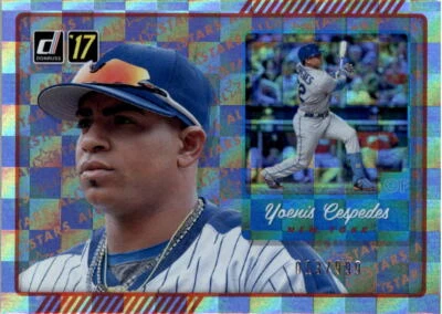 2017 Donruss All Stars #AS12 Yoenis Cespedes /999 - NM-MT - Image 1 of 2