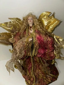 VINTAGE CHRISTMAS DREAMS, INC HUGE ANGEL CRAFTER OF DREAMS Real Mohair Stunning - Picture 1 of 10
