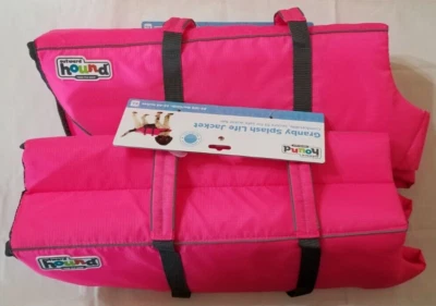 2 Outward Hound Pink Granby Splash Dog Life Jacket XL 85-100 lbs 70354 - Изображение 1 из 4