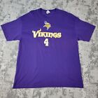 Minnesota Vikings Brett Favre #4 Mens T-Shirt Purple Size XL