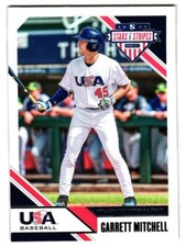 2020 Garrett Mitchell Panini Stars & Stripes Rookie #8 - Milwaukee Brewers