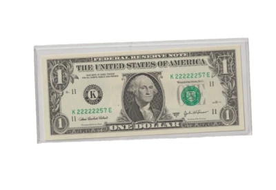 2003 A $1 Federal Reserve Note Near Solid K22222257E Hard To Find Note!! - Image 1 of 2