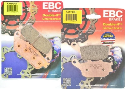 Front & Rear Sintered Brake Pad Kit FA196/174HH EBC FA174HH & FA196HH - Image 1 of 2
