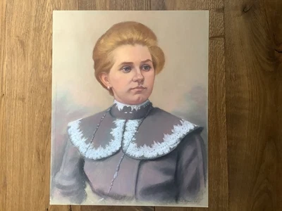 Originales altes Gemälde signiert & datiert Jugendstil - Bild 1 von 4