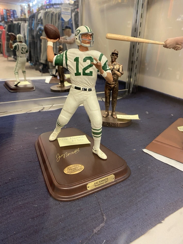 乔·纳马特 纽约 JETS 丹伯里明特雕像 1997 百老汇乔 — 第 1/1 张图片