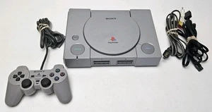 Sony Playstation PS1 Console SCPH-9001 Bundle w/ OEM Controller, Power/AV Cables - Picture 1 of 8