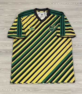 Camiseta Adidas 2023/24 Auténtica de Fútbol Nacional de Jamaica IW1991 para Hombre Talla Grande” Foto 1 de 4