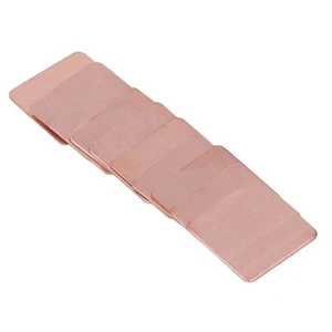 (0.3mm)Copper Shim Portable 20 X 20mm 20Pcs Copper Heat Sink Pad Strong Thermal - Afbeelding 1 van 12