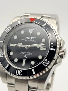 Reloj James Bond 007 Edición Limitada 'Goldfinger' Seiko Mod TMI NH35 Movimiento Automático Negro Rojo - Imagen 1 de 19