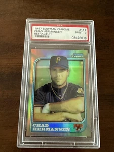1997 Bowman Chrome #111 Chad Hermansen Refractors PSA 9 - Bild 1 von 2