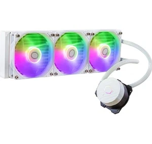 Refroidisseur liquide Cooler Master MasterLiquid PL360 FLUX blanc AIO ARGB CPU 360 mm - Photo 1/3