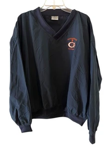 Munsingwear Mens Sz XL 56” Chest V Neck Blue Windbreaker Gettysburg Lacrosse - Bild 1 von 5