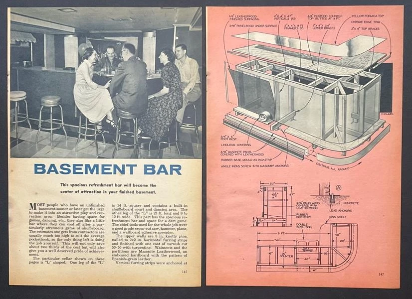 L Home Bar Planes prácticos para construir / Cocina / Snack / Refresco Foto 1 de 1