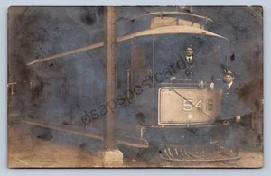 K2/ Indianapolis Indiana RPPC Postcard c1910 Trolley Interurban Conductor 423 - Picture 1 of 4
