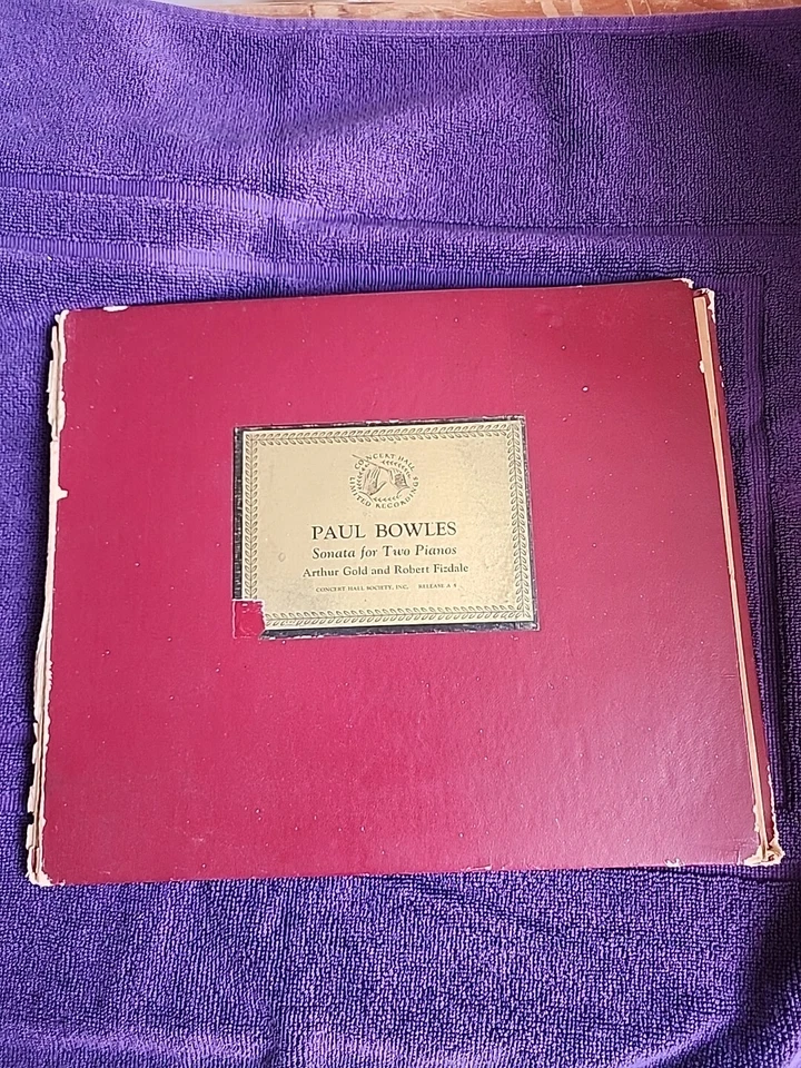 PAUL BOWLES FIRST REC' Sonata for Two Pianos Arthur GOLD Robert FIZDALE CONCERT. Foto 1 de 4