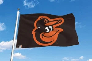BALTIMORE ORIOLES 3'X5' FLAG/BANNER *100% FULL COLOR ON BOTH SIDES OF THE FLAG* - Picture 1 of 4