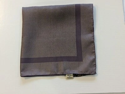 Pañuelo vintage Ashaer para hombre, 100 % seda hecho a mano/enrollado, Portugal, Italia Foto 1 de 4