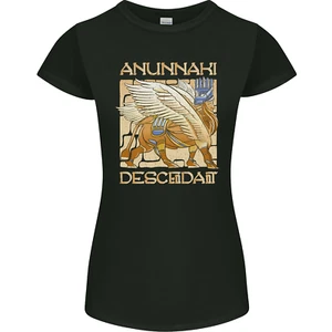 Anunaki Descendant Ancient Egyptian God Egypt Womens Petite Cut T-Shirt - Picture 1 of 60