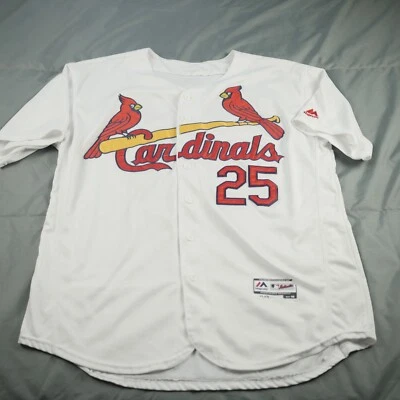 Футболка мужская St Louis Cardinals размер XL 48 Dexter Fowler 25 Majestic FlexBase MLB - Изображение 1 из 4