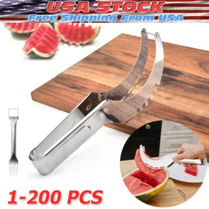 Lote de herramientas de cuchillo cortador cortador de sandía servidor corer cuchara cuchillo de cocina - Imagen 1 de 22