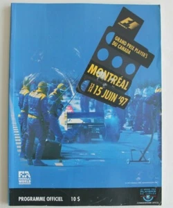F1 1997 Player’s Grand Prix of Canada Montréal Official Program EUC - Picture 1 of 1