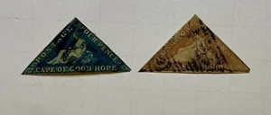 South Africa Cape Of Good Hope 1853 Old Stamps #NY-517 - Picture 1 of 1