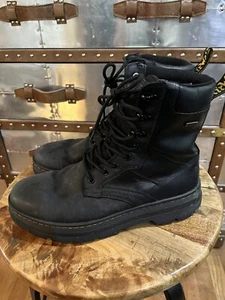Dr. Martens 1460 Originals 8-Eye Unisex Black Leather Waterproof US 9 M/US 10 L - Foto 1 di 11