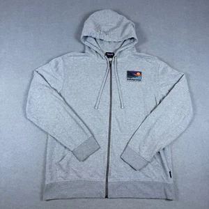 Patagonia Up & Out Full Zip Lightweight Hooded Jacket Mens Size Large Gray 39517 - Picture 1 of 8