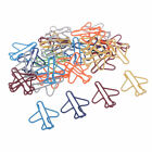 30pcs Mixed Metal Airplane Paper Clips Bookmarks Office