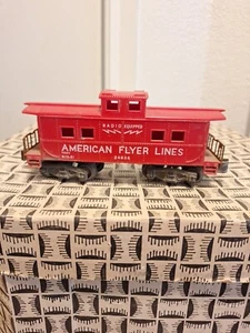 Vintage American Flyer Lines Red Caboose Radio Equipped 24636 1960s  - Picture 1 of 15