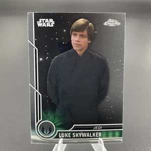 2023 Star Wars Topps cromada -Luke Skywalker-Jedi #87 tarjeta coleccionable mandaloriana - Imagen 1 de 2