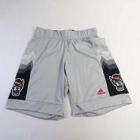 NC State Wolfpack adidas Game Shorts Women's Gray Used Cover