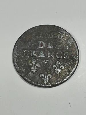 Monnaie Royale Liard de France B Louis XIIII 1656 B ? (10-7) - Photo 1/2
