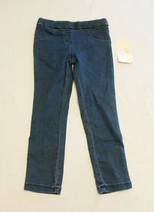 GB Girl's Skinny Leg Elastic Waistband Back Pocket Jeggings DG4 Blue Size 4 NWT - Picture 1 of 4