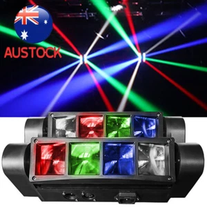 8LED Spider Moving Head Disco Light Effect 200W DJ Party Light RGBW DMX Stage - Picture 1 of 12
