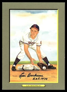 Lou Boudreau Autographed Perez Steele Great Moments #65 JSA Sticker - Picture 1 of 2