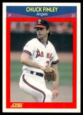 1990 Score 100 Superstars #24 Chuck Finley California Angels